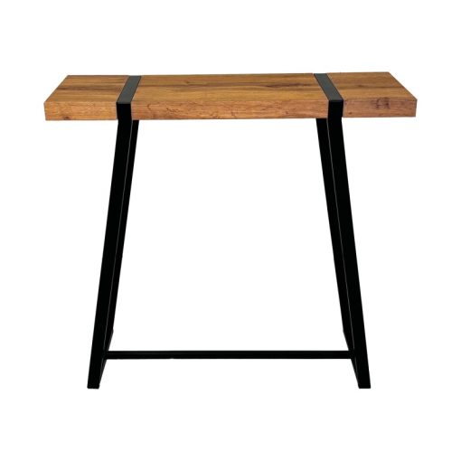 Mesa De Entrada De Madeira Metülica Preta